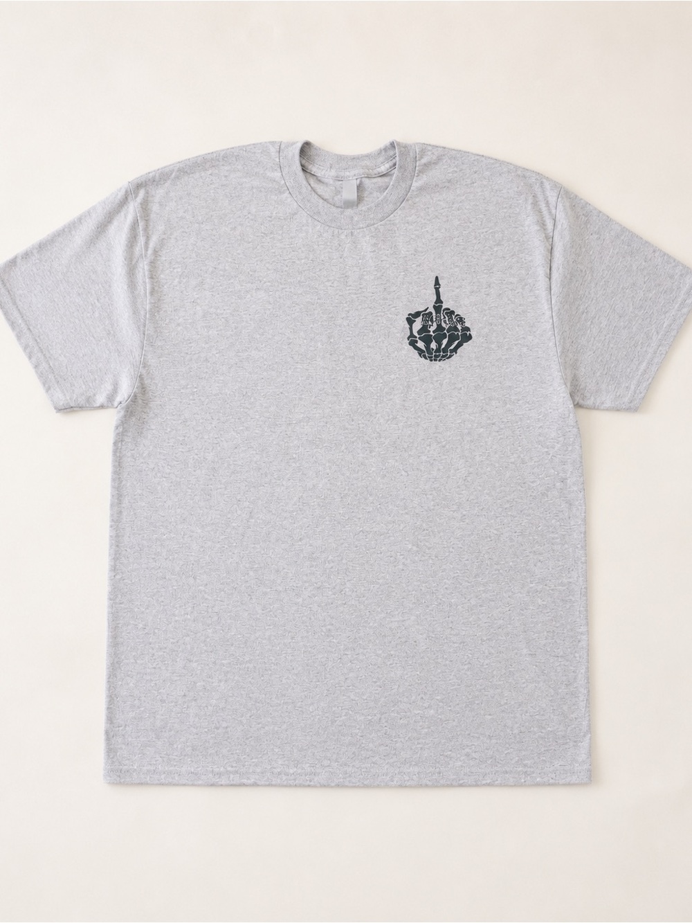 Gray Biker T-Shirt - Men's